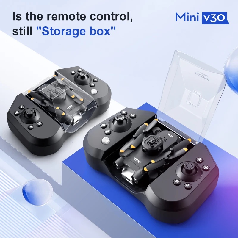 Mini V30 WiFi  With 4K HD Dual - огляд і ціна Drone Camera 4K