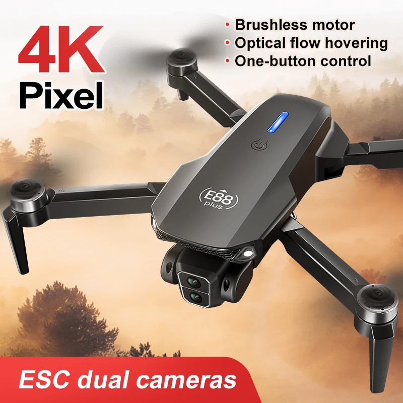 New E88 Plus Quadcopter Drone: - огляд і ціна Drone Camera Hd
