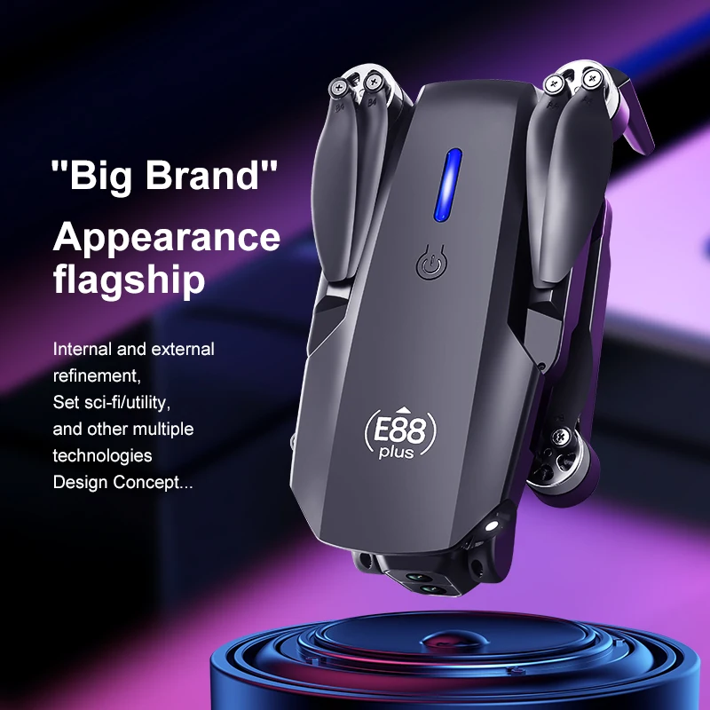 New E88 Plus Quadcopter Drone: - огляд і ціна Drone Camera Hd