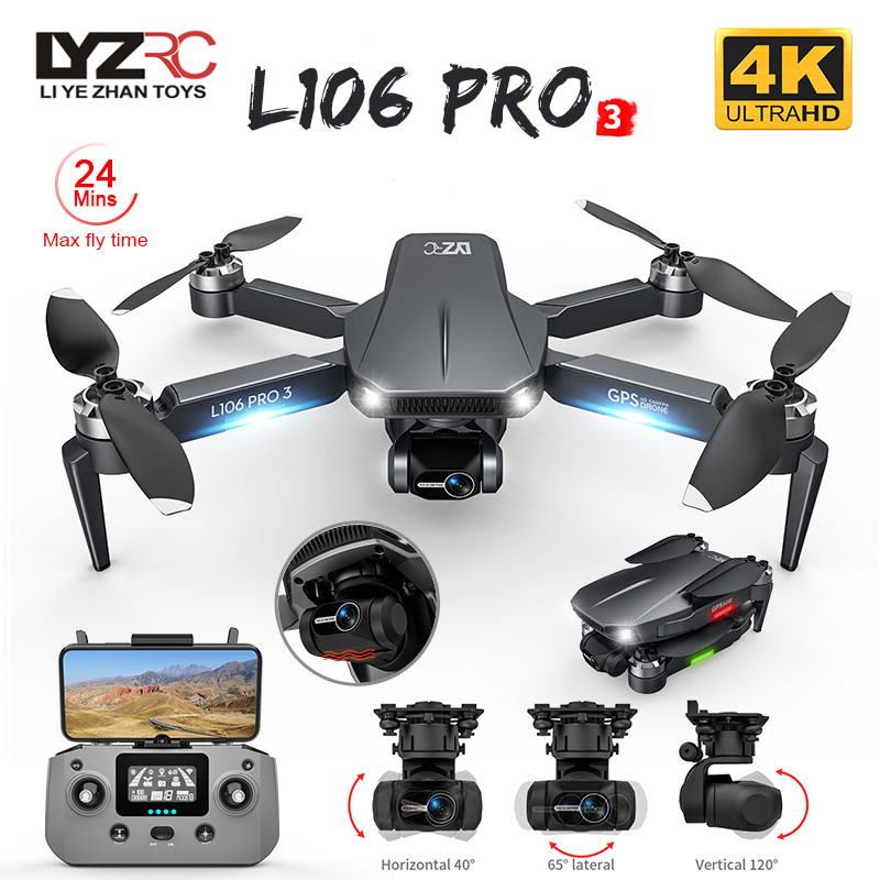 L106 Pro 3 Drone 5G WIFI FPV F - огляд і ціна Drone Camera 4K